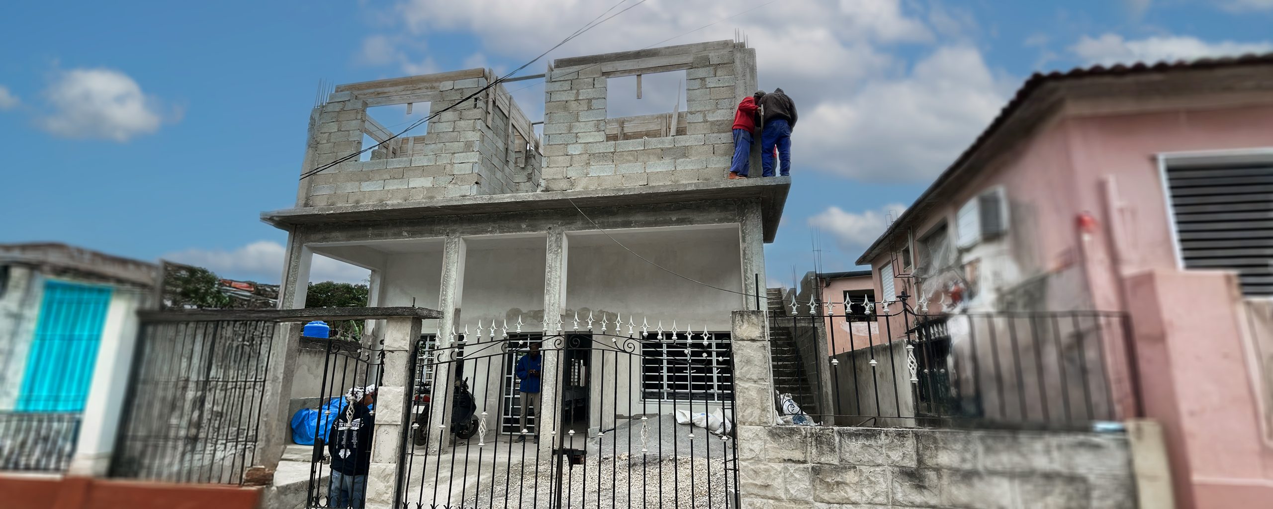 A church team building in Cuba