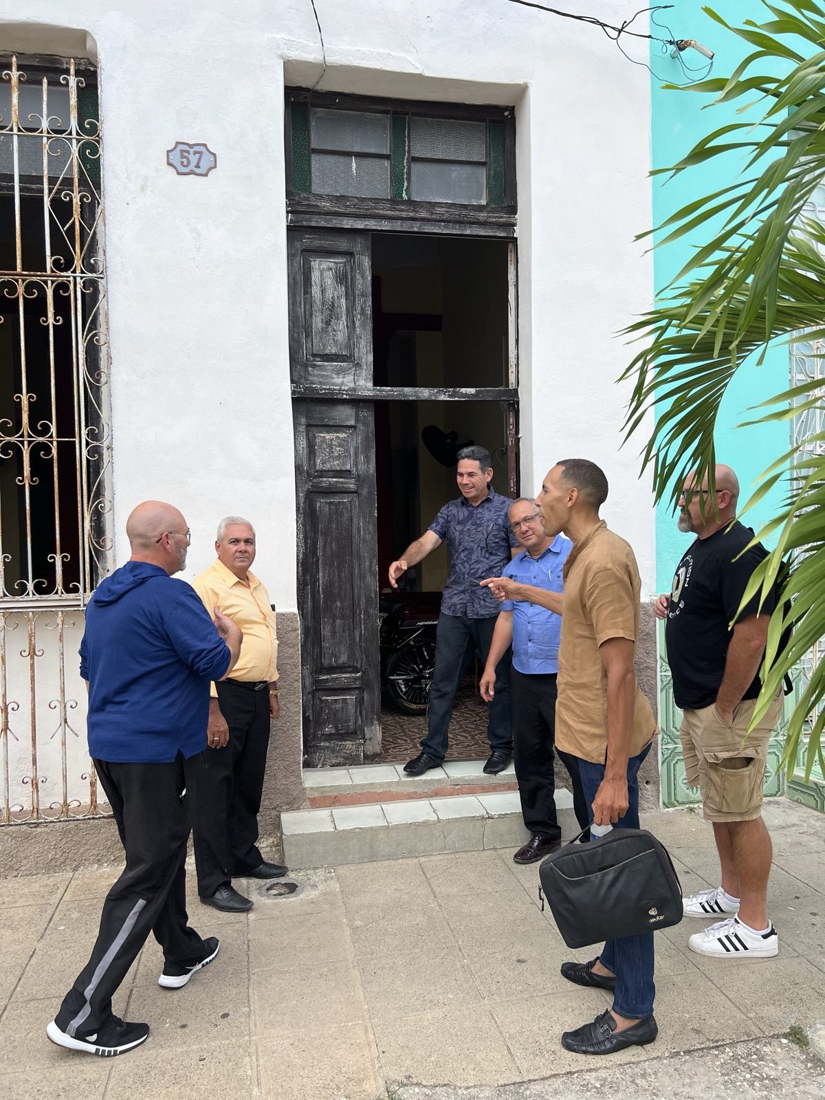 Leaders at a newly purchased house church in Camaguey
